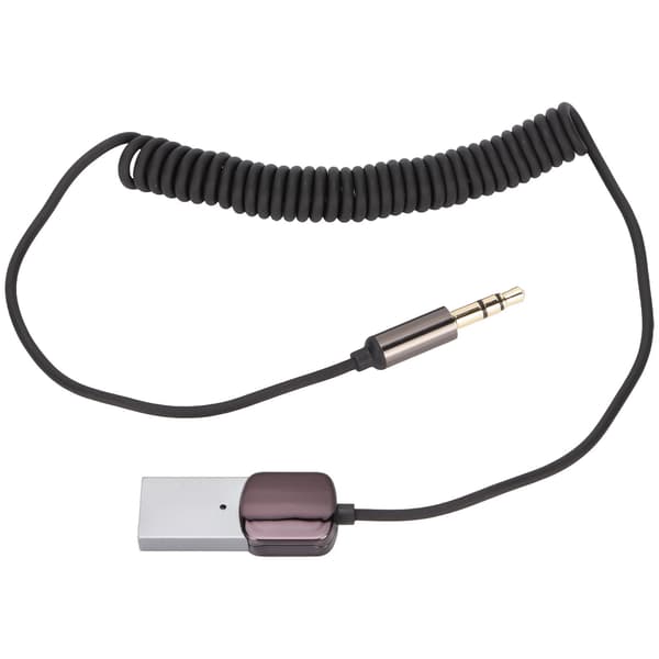 Car 3.5mm Audio Transmitter Noise Reduction Wireless Car Receiver with Memory Connection and Hands-Free Calling