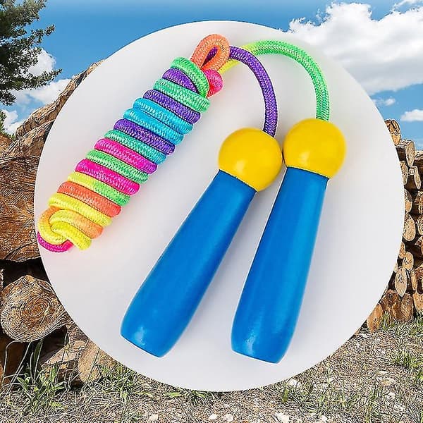 Kids Jump Rope - Soft Beaded, Adjustable, Tangle-Free, Segmented Jump Rope
