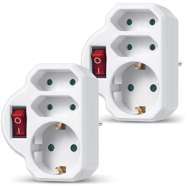 European power outlet with switch 16A 250V 3500W extensions Germany standard adapter power outlet European socket