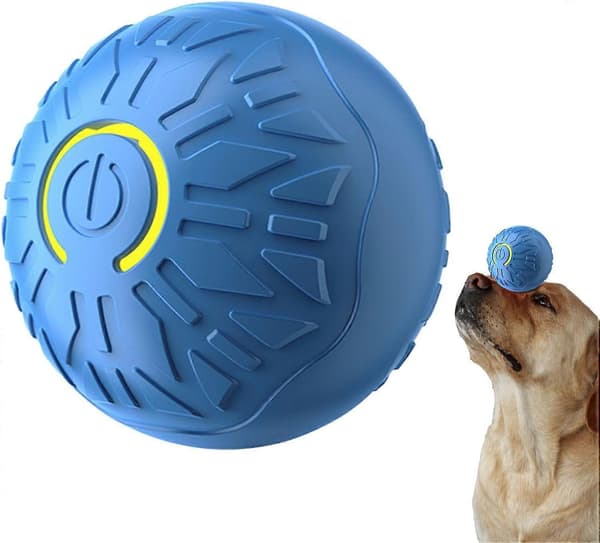 Interaktiv Hundleksaksboll - Elektrisk Interaktiv Hundleksak - Tuggleksaker Uppladdningsbar