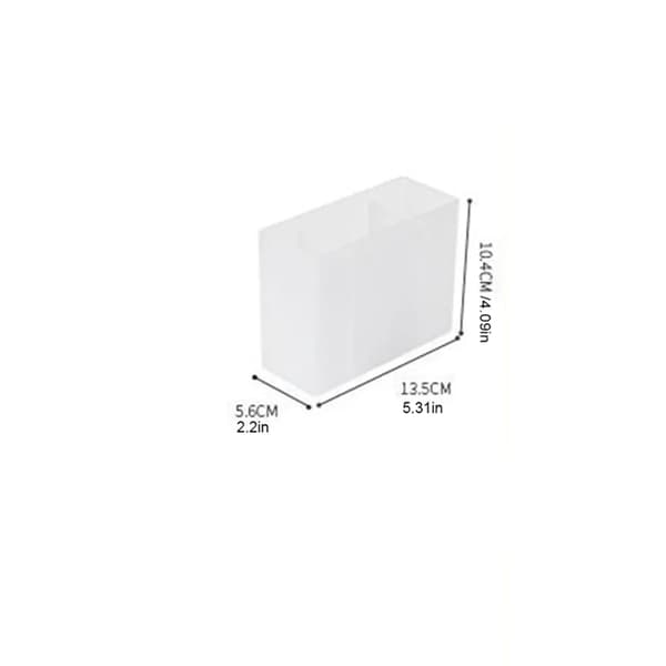 Desktop Cosmetics Organizer, Drawer Organizer, Storage Box without Lid, Refrigerator Storage Tray, 13.5x 5.6x 10.4cm