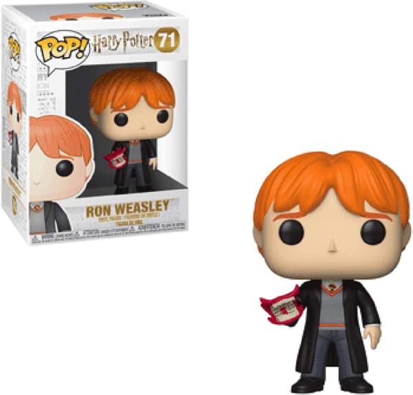 35517 Pop! Harry Potter Ron Howlerilla, Standard, Monivärinen (71)