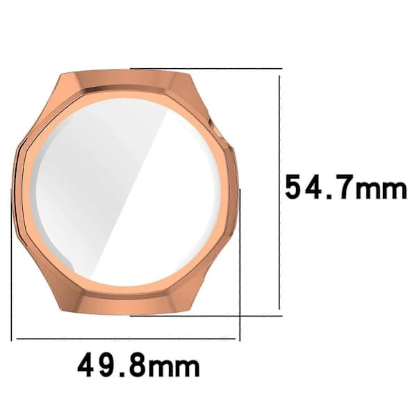 Electroplated Full Coverage TPU Watch Case for Huawei Watch GT 6 Pro Transparent