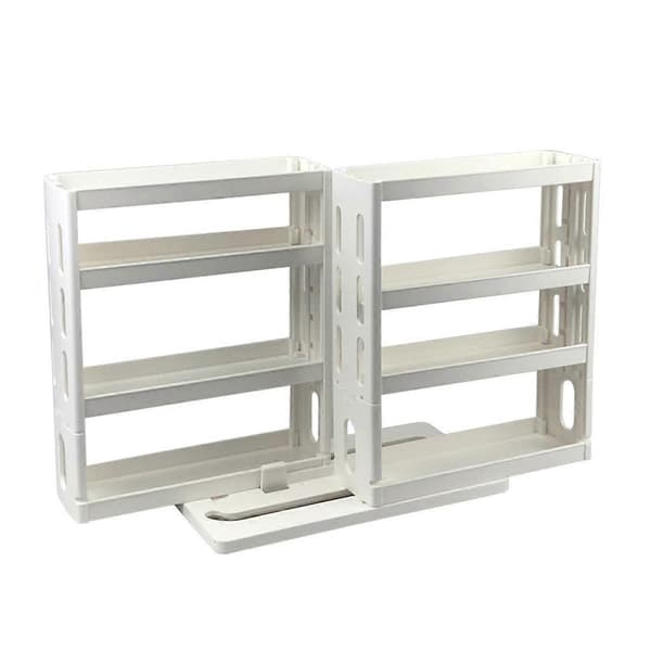 New Cabinet Foldable Organizer Pull-Out Spice Rack Organizer Kitchen Rotating Organizer for Cabinets, Pull-Out