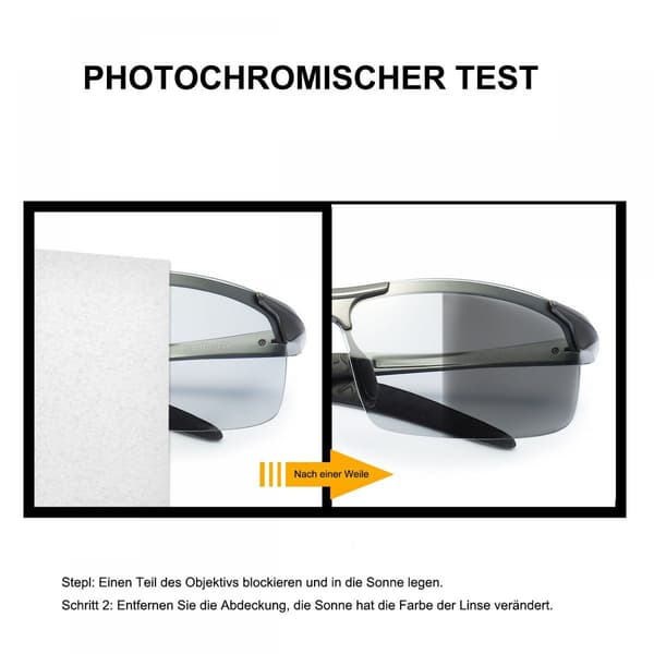 Polariserede solbriller, sportsspejle
