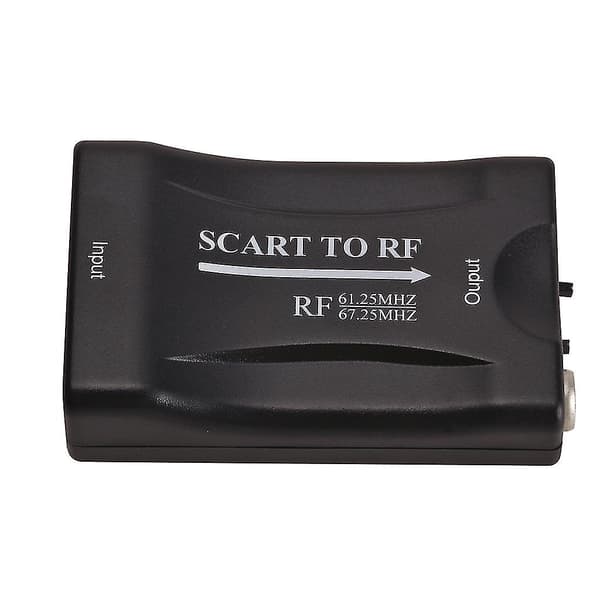 SCART-RF-koaksiaalimuunninsovitin SCART-digitaalisignaalista RF-analogisignaaliin