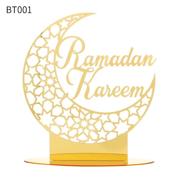 Eid Mubarak Dekorasjon Ramadan Ornament GULL BT001 BT001