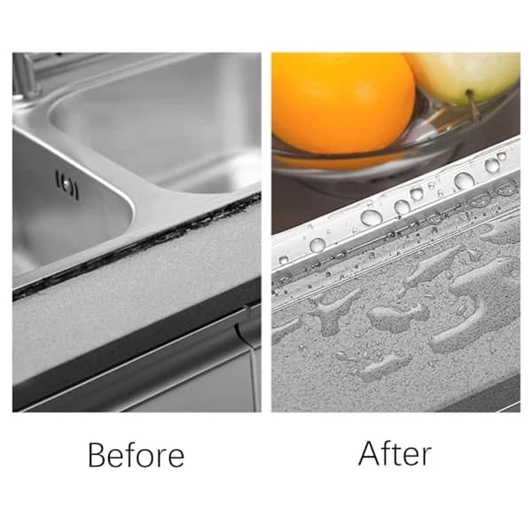 Stove Gap Cover to Keep Clean Between Stove and Cabinets 61.5 cm Transparent 2-pack