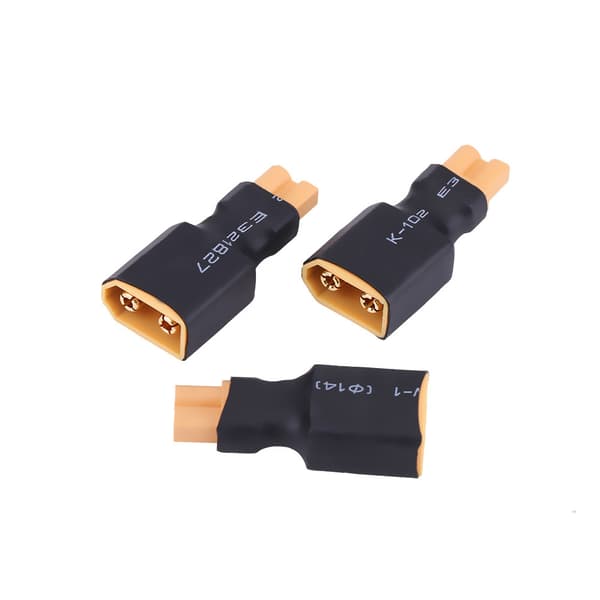 5 stk/sæt RC Drone Stik Adapter Batteri Konverteringsstik (XT30 Hun til XT60 Han)