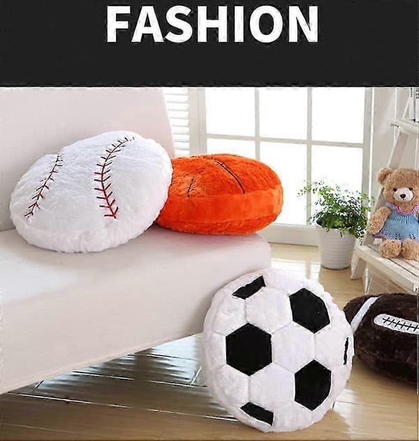 45 cm VM Fodbold Plys Pude Blød Fluffy Fløjl Fyldt Pyntepude
