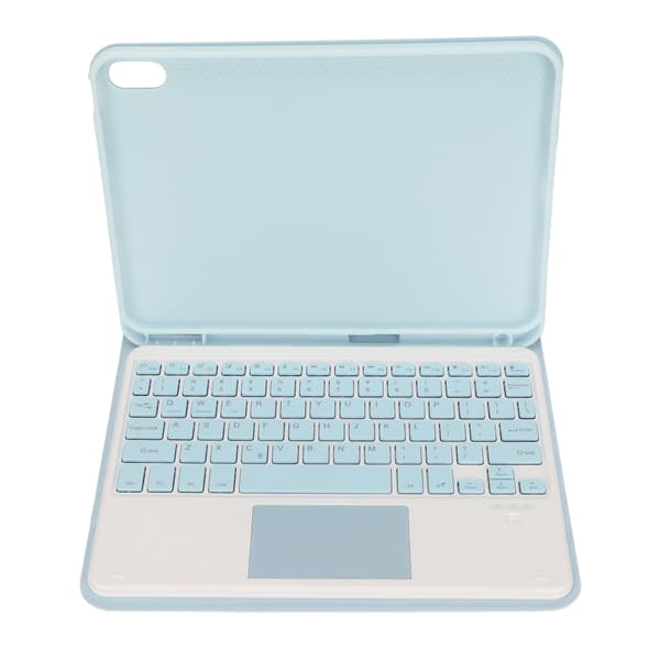 Tablet Case with Magnetic Keyboard Pen Holder Trackpad for iOS 10.9 inch 2022 10th Generation Professional Smart Keyboard Case Blue