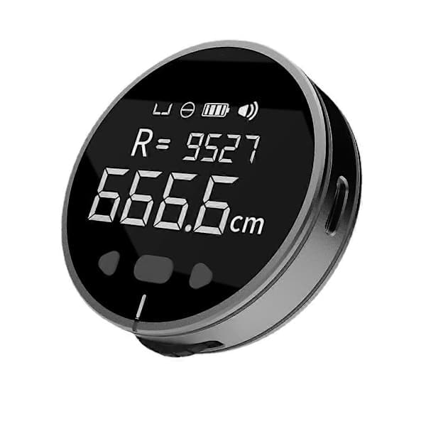 Elektronisk lineal cirkulær længdemåler digitalt display genopladelig buet fleksibel overflade