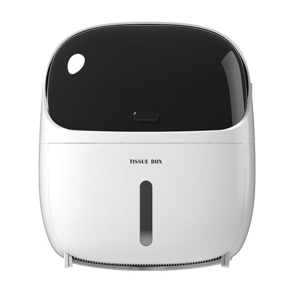 Toiletpapirholder til badeværelse Toiletpapir opbevaring Toiletpapirholder Robotform Sort