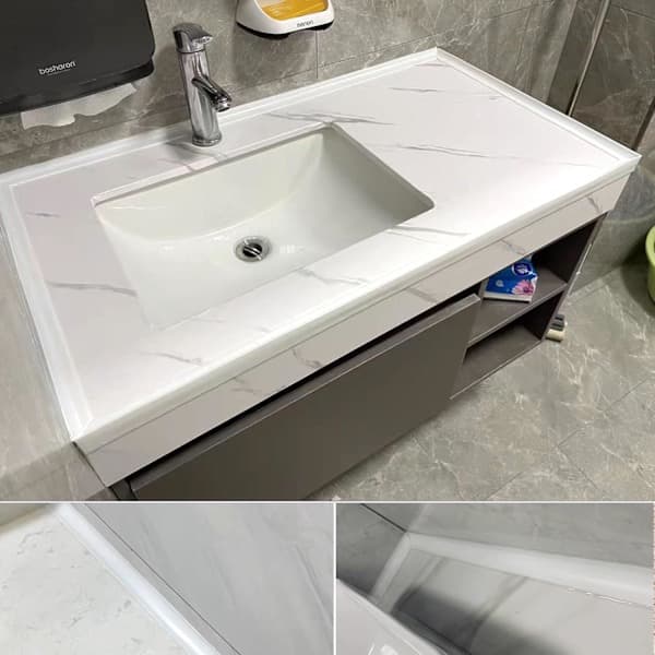 1 m Sealing Strip for Sink and Shower, Waterproof Bathroom Insulation, Bendable Silicone Strip, Splash Guard White