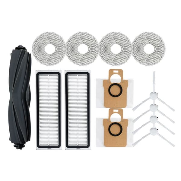 Reservedele til Robotstøvsuger X10+ / S10 Pro L10S Ultra - Hovedbørste, Sidebørste, HEPA-filter, Moppe