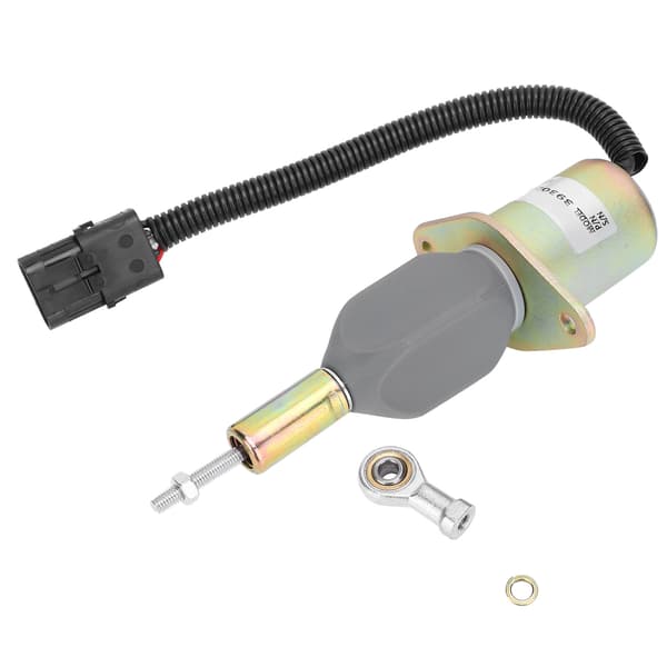 Fuel Stop Solenoid Excavator Engine Stop Electric Flameout Accessories 3930233 DC12V