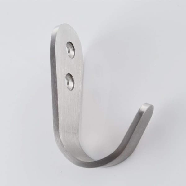 Stainless Steel Coat Hooks with Screws for Bathroom 10-pack KLB