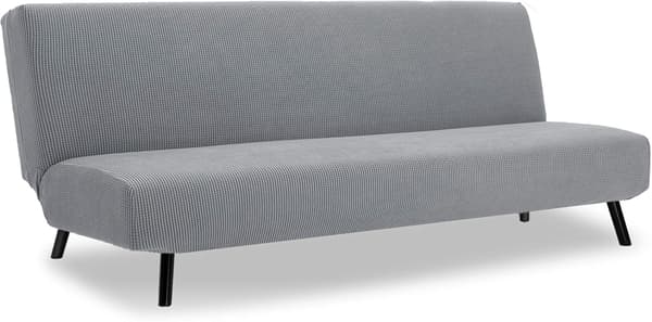 Ärmlöst sofföverdrag, fällbar bäddsoffa stretch sofföverdrag 3-sits P