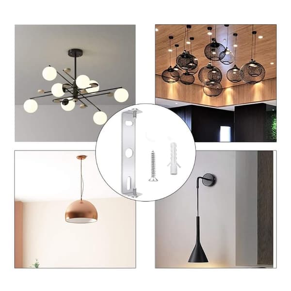 Stk. Ophængsplade til loftlampe 95 mm, til monteringsplade, bunddæksel, montering til lysekrone, loftlampe, loftdekoration KLB