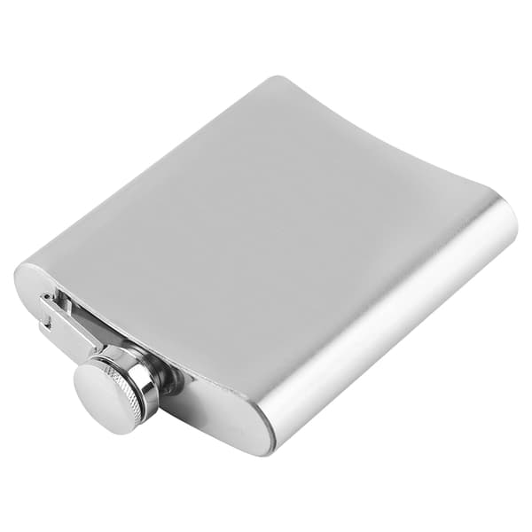 Lommeflaske i rustfrit stål til whisky, spiritus, vin, alkohol (7oz)