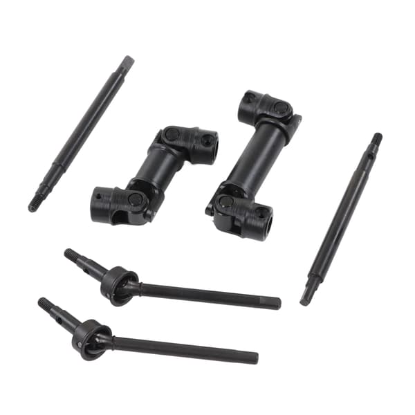 RC Car Front Rear CVD Set with Drive Shaft Replacement 1/18 Remote Control Vehicle Accessories Black