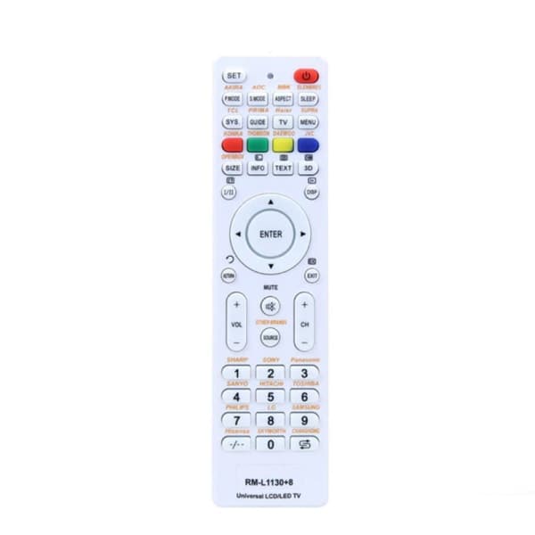 Universal Erstatningsfjernkontroll RM-L1130+8 for alle merker T