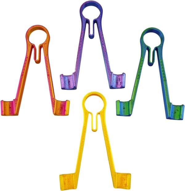 Precision Engineered Multimeter Clamp Holders with Self-Adjusting Mechanism - Suitable for Most ABS Multimeter Probes