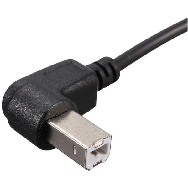 USB 2.0 B hann til USB B hunn panel skriver forlengelseskabel 50cm