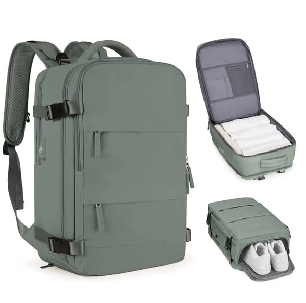 Cabin Backpack 40x20x25cm, Flight Approved Cabin Bag for Ryanair & EasyJet[JUN]