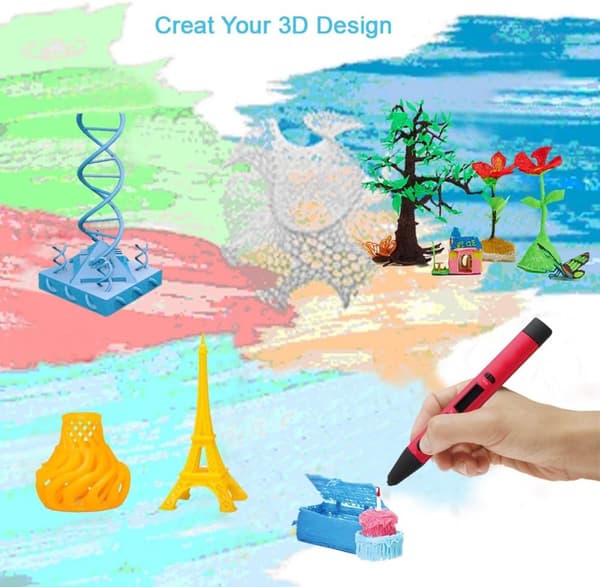 PLA-filament 1,75 mm - 3 meter, 32 farver - Genopfyldning til 3D-pen - Velegnet til begyndere