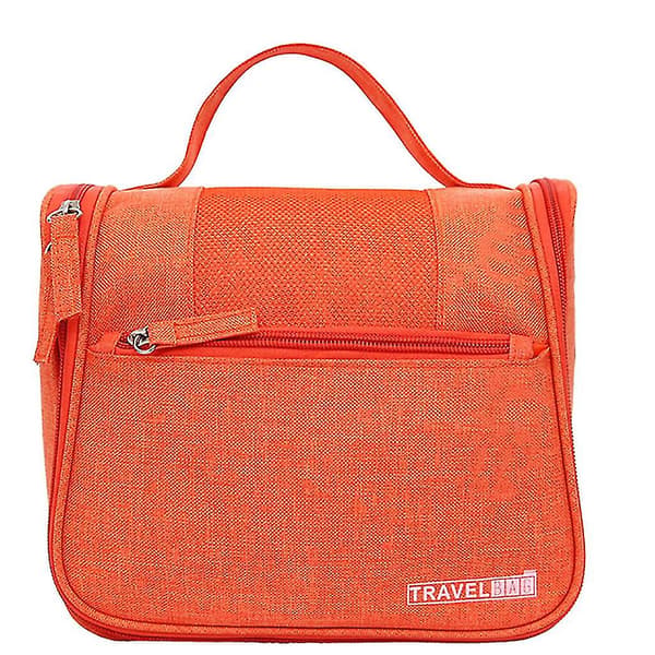 New Cation Home Travel Cosmetics Toiletry Storage Bag Orange