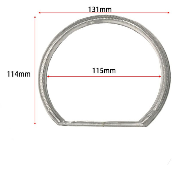 4 stk hvite CCFL LED-frontlys øyne Halo Ring DRL blinklys for E36 E46 E39 E38