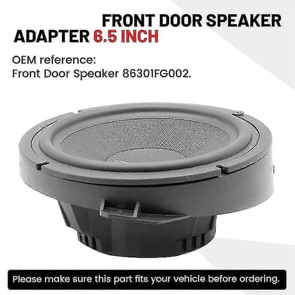 Front Door Speaker Adapter 6.5 inch for / Audio Speaker Spacer Ring Mount