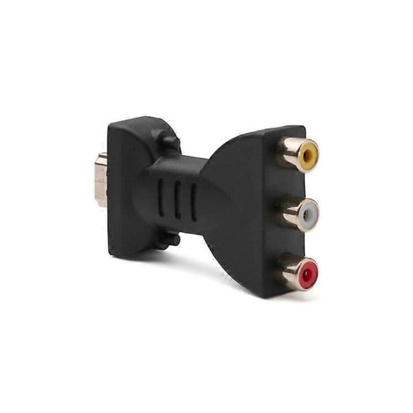 HDMI-kompatibel han til 3 RCA hun komposit AV Audio Video Adapter Konverter - Til TV [DB]