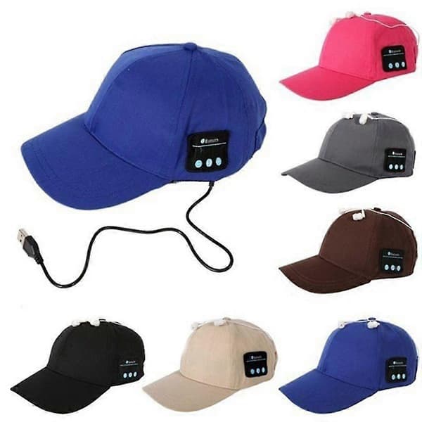 Trådløse Smart Hat Hovedtelefoner Mode Baseballkasket Headset