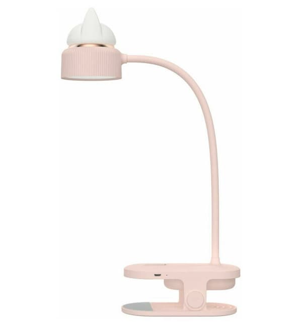 Flexible Pink with Original Night Light/With USB Rechargeable Battery/LED Reading Lamp Reading Lamp for Desk, Bed, Nightstand - Lightweight, Practical -