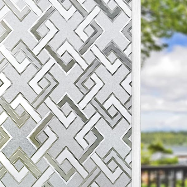 Blackout Window Film, Anti-Peek Window Film, Square Pattern Window