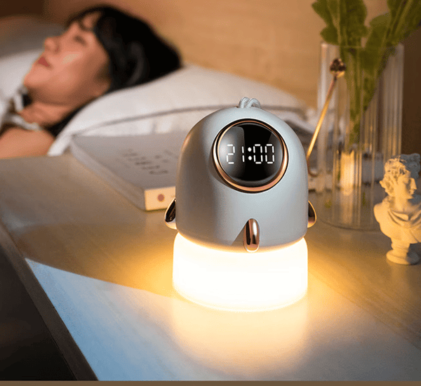 Portable Desk Lamp with Projection, USB Atmosphere Lamp, Bedroom
