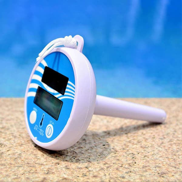 Digital Thermometer Solar Power High Precision Floating Temperature Monitoring Durable Water Thermometer for Pool
