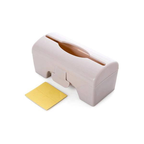 Practical Wall Mounted Plastic Bag, Storage Container, Organizer, Holder, Trash Can