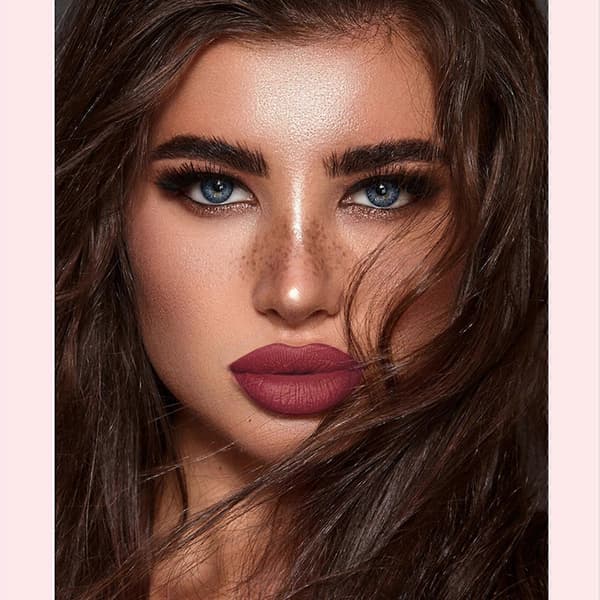 Glitter Liquid Lipstick, Diamond Glitter Metallic Lipstick Waterproof Long Lasting Highly Pigmented Liquid Lipstick B B