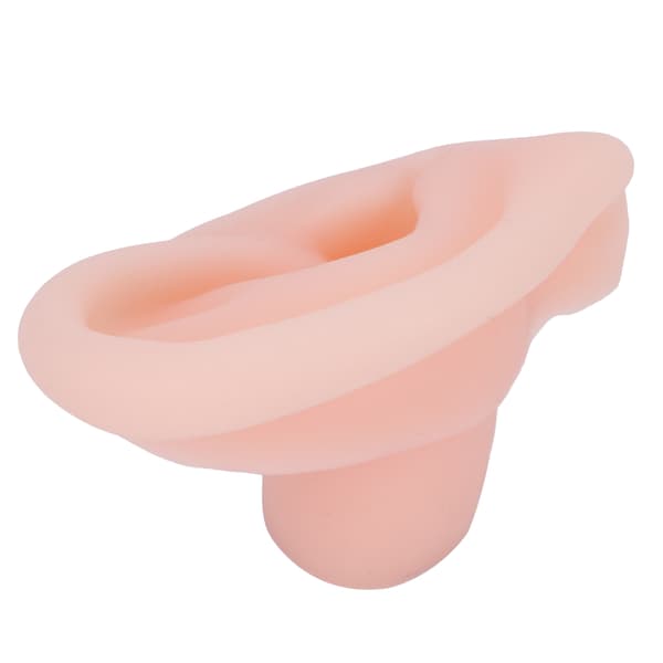 Simulated Soft Silicone Ear Model, Flexible Right Ear Model for Pharmacies and Hospital Exhibition