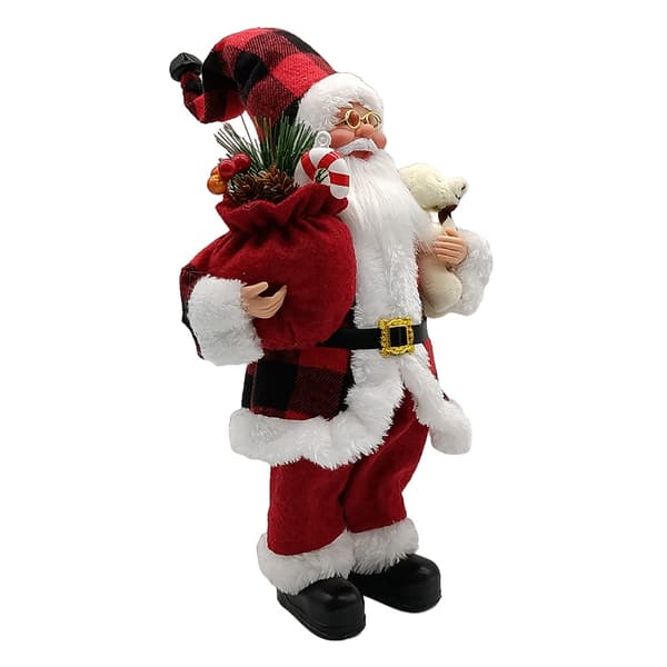Julepynt med nisse, julefestscene