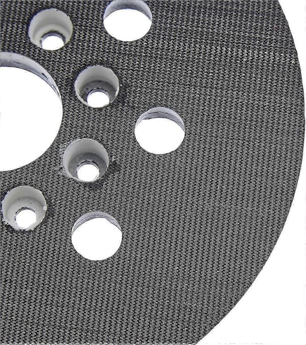 Middels hard slipepute for GEX 125-1 AE, 5 hull, erstatningsplate med borrelås [DB]