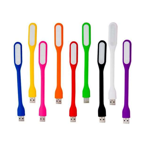 12 kpl USB LED-lamppuja, Mini USB joustava LED, kirjanlukulamppu