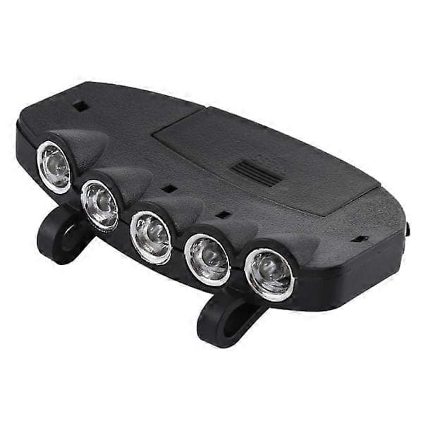 LED-otsalamppu / otsavalaisin lippikseen, musta
