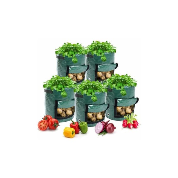 Planteringsväskor 3435cm 5 st Plantpåsar Odlingspåsar Planteringsväskor Planteringshink Skönhetsplanteringsväskor