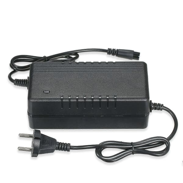 54.6V 2A Elektrisk Scooter Strømlader Li-ion Batterilader 3-pinners Inline Kontakt Hurtigladeadapter for Kugoo M4 Elektrisk Scooter [db]