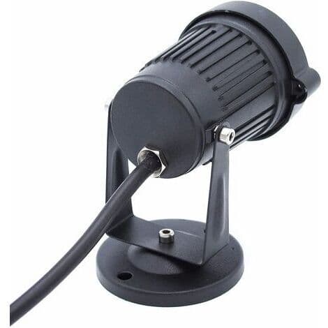 5W 220V Justerbar COB LED-spotlight, Utendørsbelysning for Hage og Terrasse, 6000k, Kaldhvit