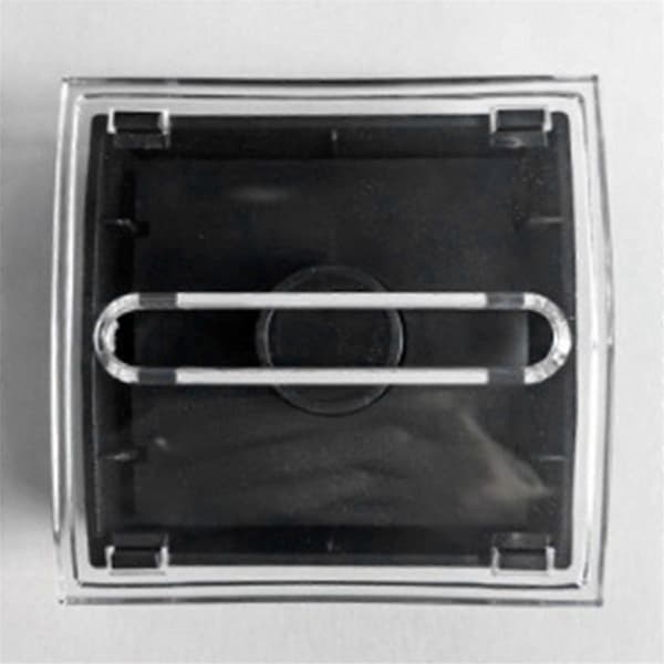Pop-up notatblokkholder Svart base Klar topp Sticky Notes-holder